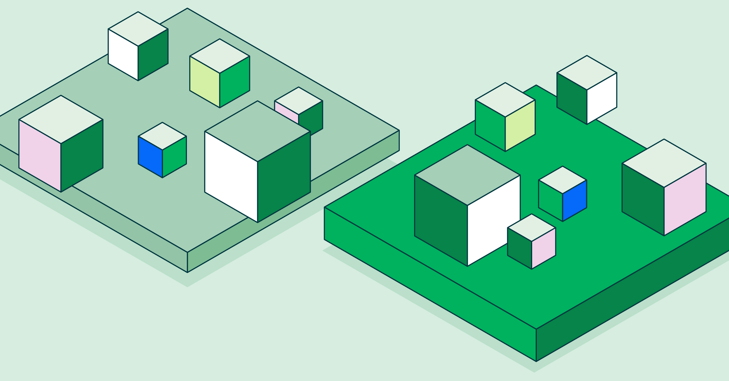 3D graphic of different electronic devices