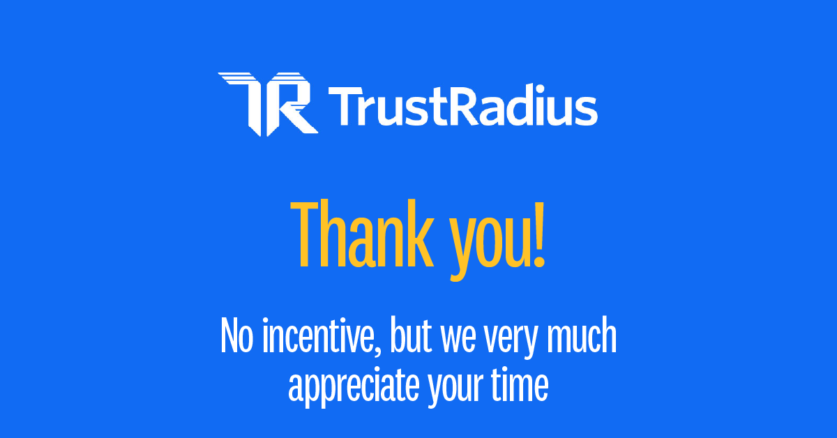 Trust Radius Thanks